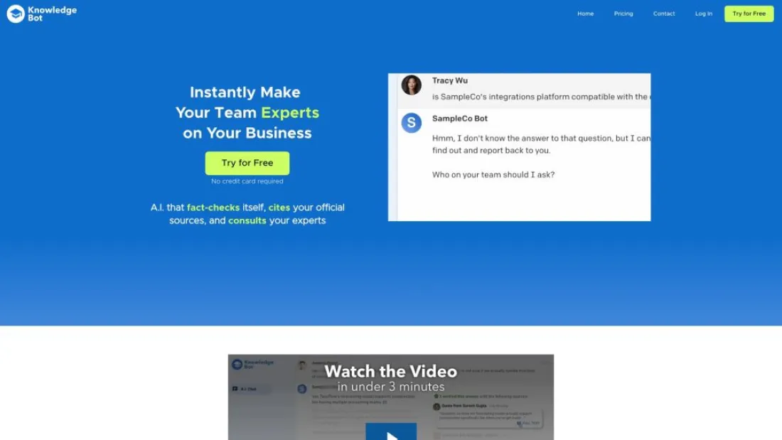 KnowledgeBot AI