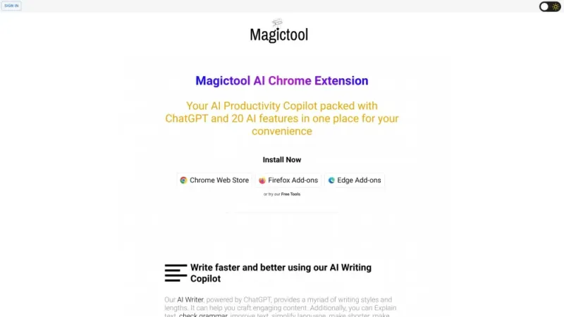 Magic Tool AI