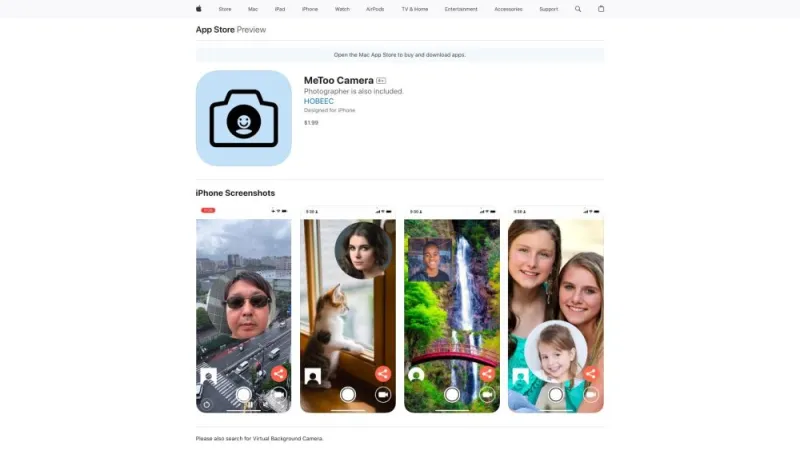 MeToo Camera